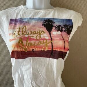 Forever 21 - graphic “always vacay” t-shirt
